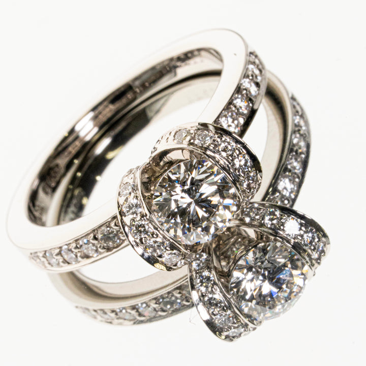 TIFFANY&amp;Co. リボン リング 0.7CT