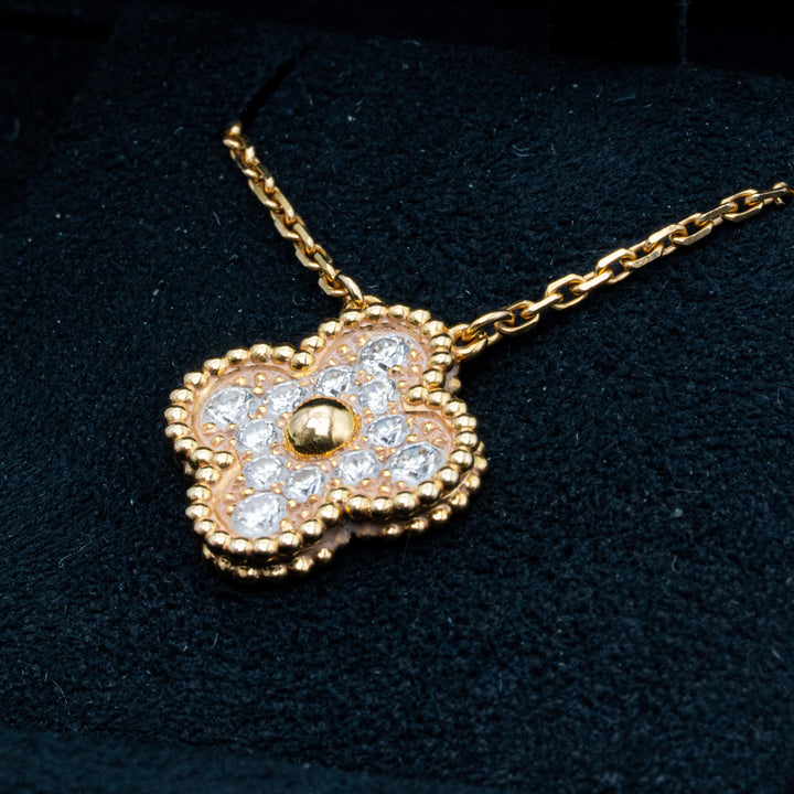 VAN CLEEF &amp; ARPELS アルハンブラ ネックレス 0.48CT