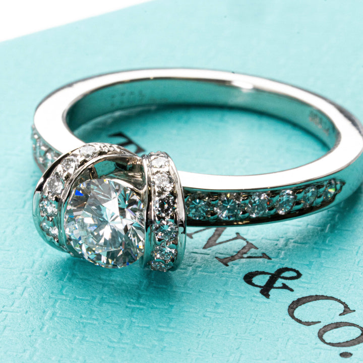 TIFFANY&amp;Co. リボン リング 0.7CT
