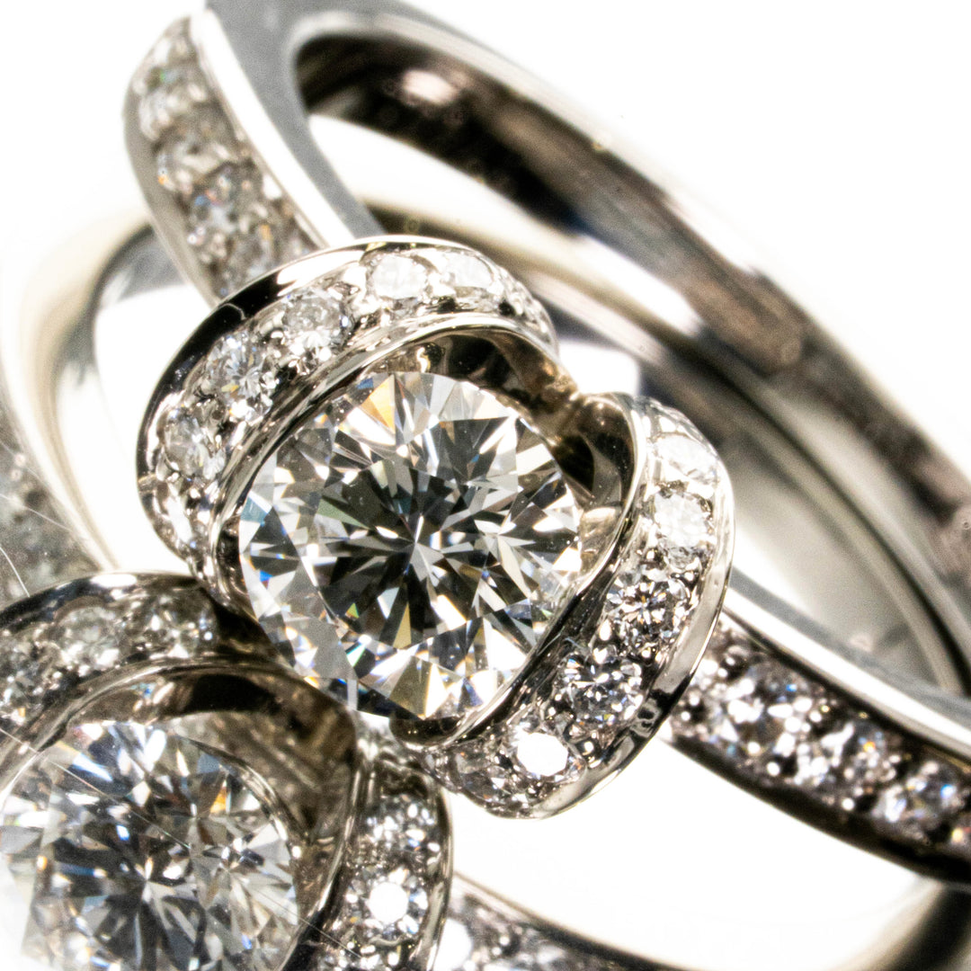 TIFFANY&amp;Co. リボン リング 0.7CT